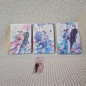 My Happy Marriage Manga Series, Vol 1, 2, 3. English Version & Bookmark Included